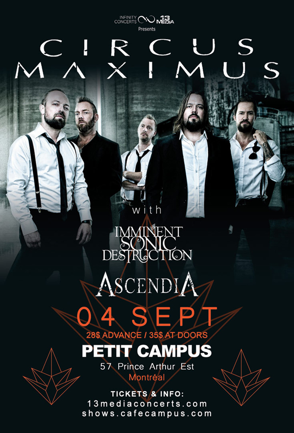 September 2016 Circus Maximus poster