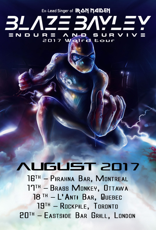 August 2017 Blaze Bayley poster